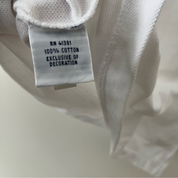 POLO Ralph Lauren Short Sleeve The Skinny Polo Shirt Small White Big Pony Logo - Picture 5 of 5